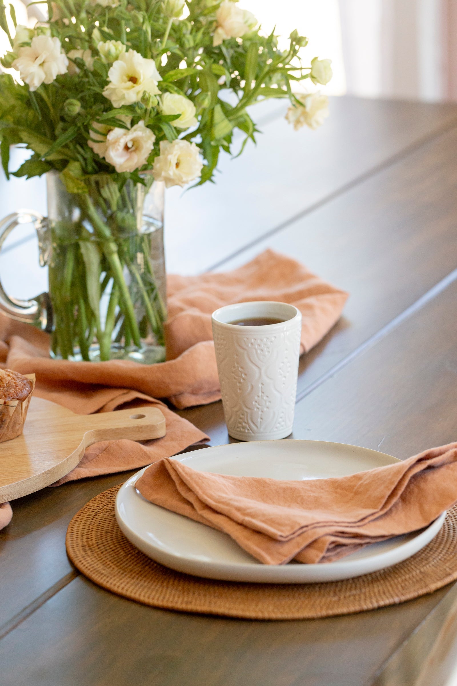 Simple Linen Napkin Set of 4