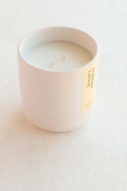 Pomelo Grove Ceramic Candle